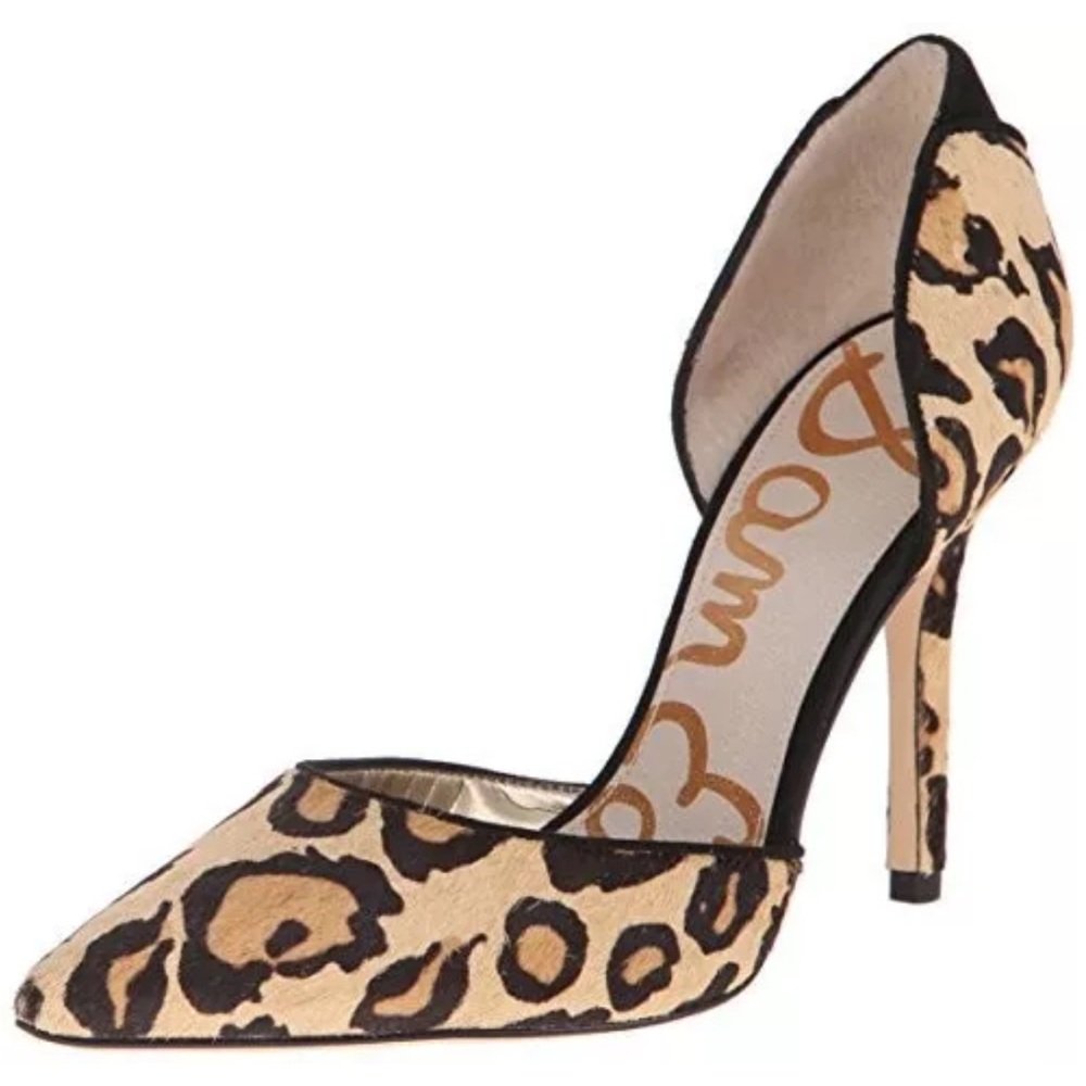 Sam Edelman Delilah Leopard Heels 6.5 Medium